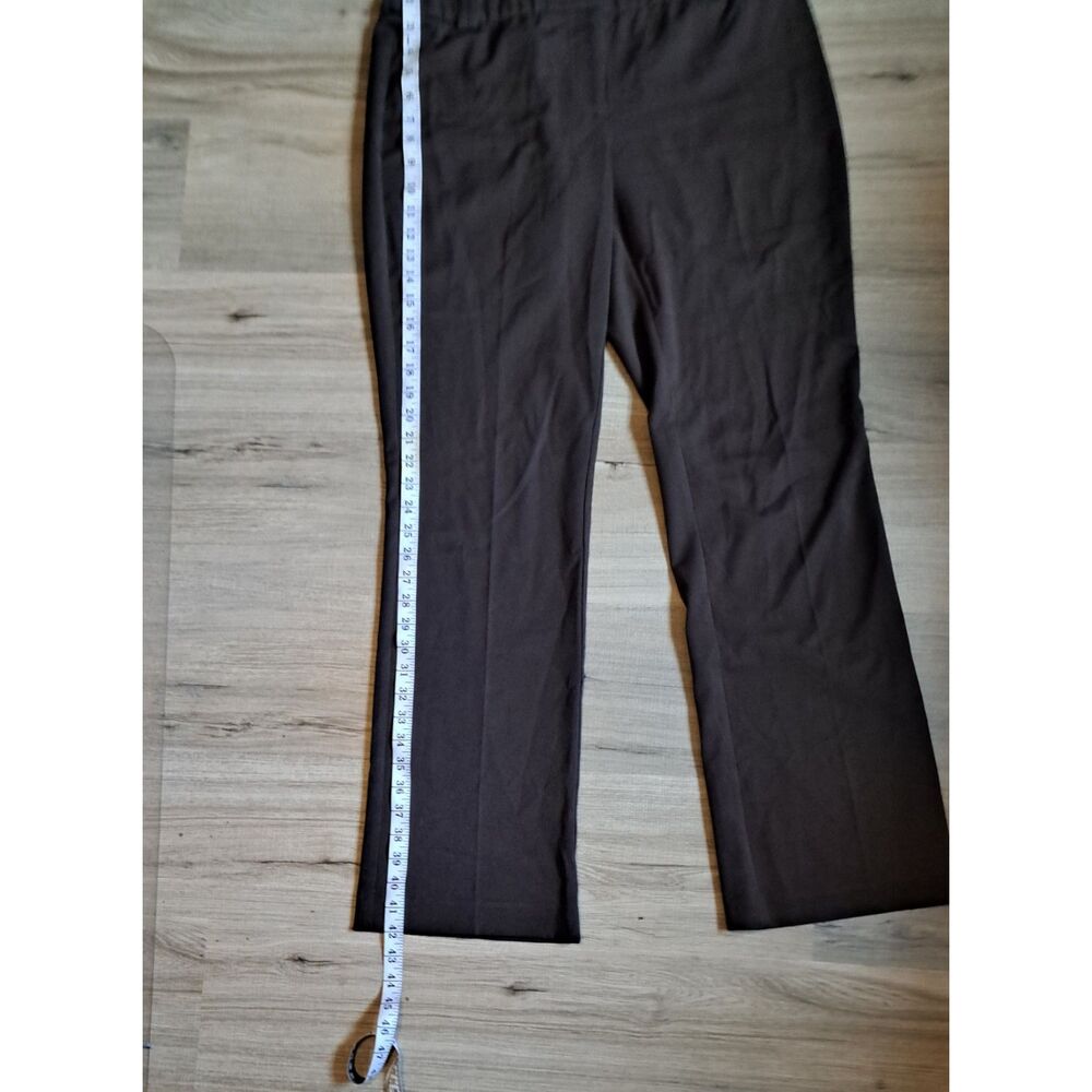 Maurices Women's Dress Pants Trousers Slacks Career Brown Polished Size 9/10 - Picture 7 of 8